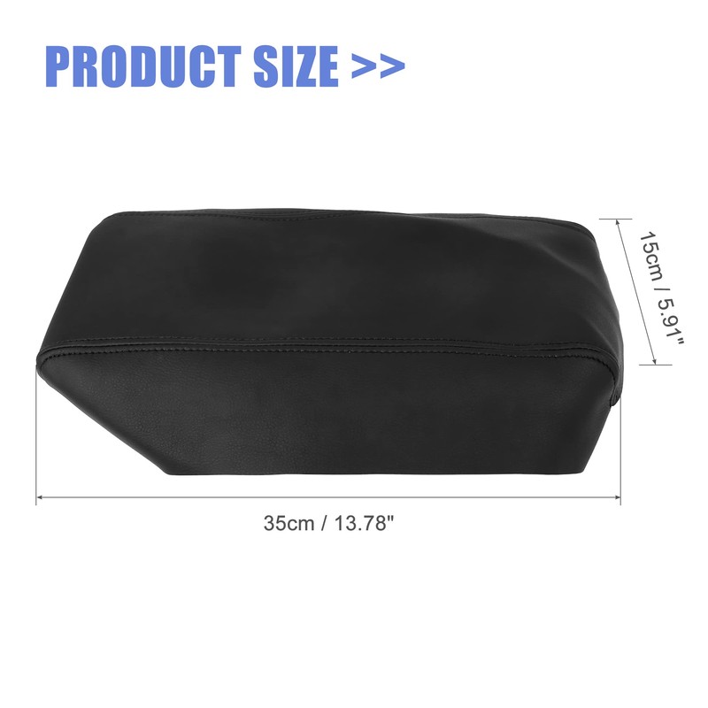 X AUTOHAUX Car Center Console Lid Armrest Seat Box Cover