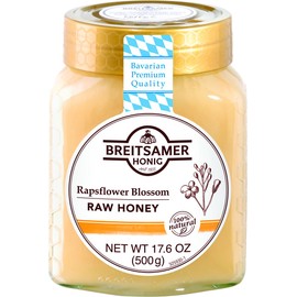 Breitsamer, Creamy Rapsflower Blossom Honey Jar, 17.6 oz - PACK OF 2