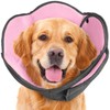 IECOii Elizabeth Collar, Dogs and Cats, Adjustable, Breathable, Lightweight, Soft