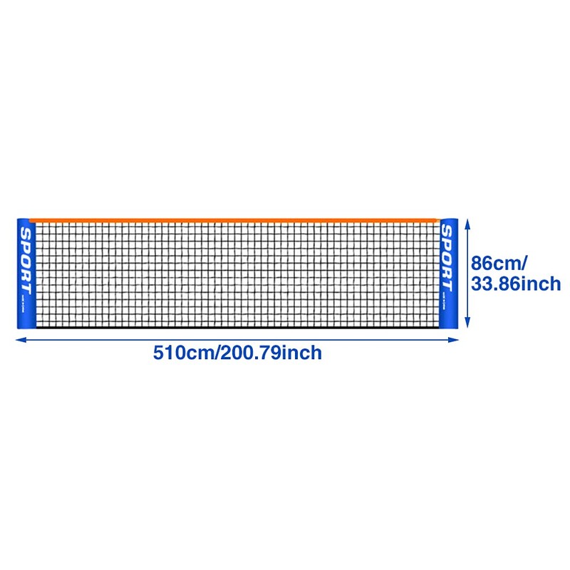 KLOP256 Tennis Net, Badminton Net, Backyard Sport Foldable Portable Badminton