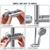 Vinabo Shower Head Holder No Drilling 18-25mm Diameter Adjustable Shower