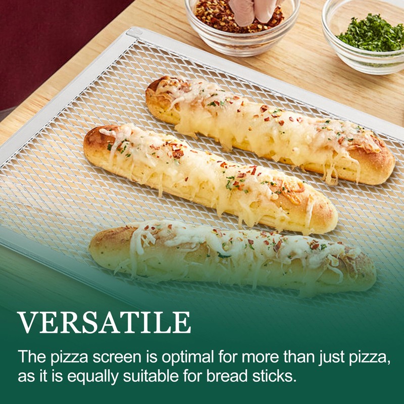 SHANGPEIXUAN Pizza Screen 11 x 16 Inch 2 Pack Rectangular