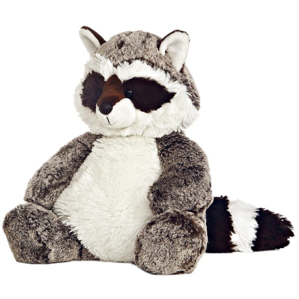 Aurora® Snuggly Sweet & Softer™ Rocky Raccoon™ Stuffed Animal - Comforting Companion - Imaginative Play - Gray 11.5 Inches
