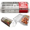 KANKA Stainless Steel Open Fire Tumbler – BBQ Basket for