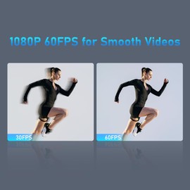 1080P 60FPS Webcam, VIZOLINK FHD computer video camera with 4 Noise-canceling Microphone, Privacy Cover and Tripod for PC/Mac, Work with Live Streaming, Gaming, Video Calls, ZOOM, Skype, OBS, Facetime