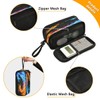 Big Capacity Pencil Case Abstract Cool Dragon Fire 3 Compartment