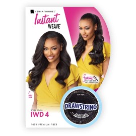 Sensationnel Instant Weave Half Wig Synthetic Hair Adjustable Drawstring Cap
