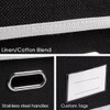 PRANDOM Large Foldable Storage Box with Lid [1-Pack] Fabric Collapsible