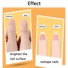WUBAYI 12pcs Professional Nail Files Set Double Sided Emery Board