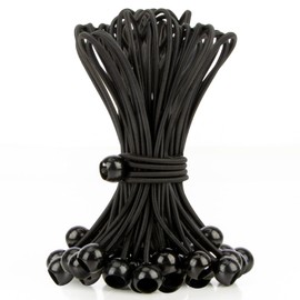 Bungee Cord - 20 Pack Bungee Cords with Balls 6 Inch Bungee Cords with Hooks Bungee Cord Elastic Cord Bungee Cords Heavy Duty Outdoor Small Bungee Cords Bungee Straps Tarp Bungee Cords with Balls