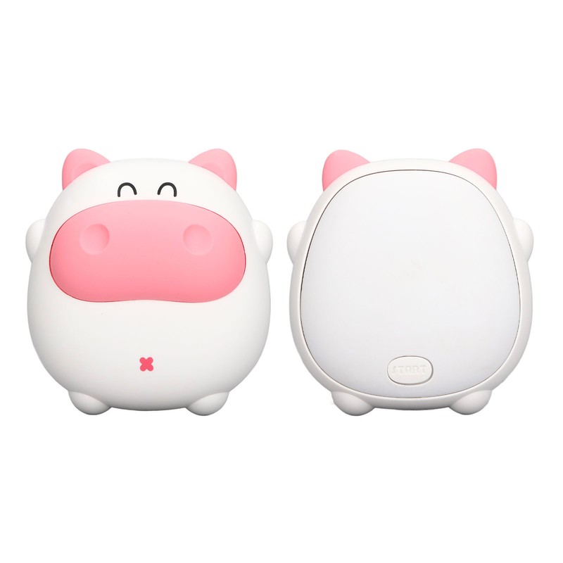 Hand Warmer Cartoon Pig Shape 2 Levels Temperature Adjustment USB
