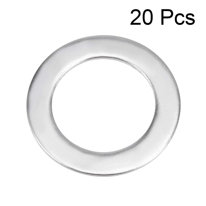 sourcing map 20 Pcs 12mm x 20mm x 0.8mm 304