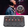 Live Sound Card Voice Changer Soundboard Bluetooth Audio Mixer for