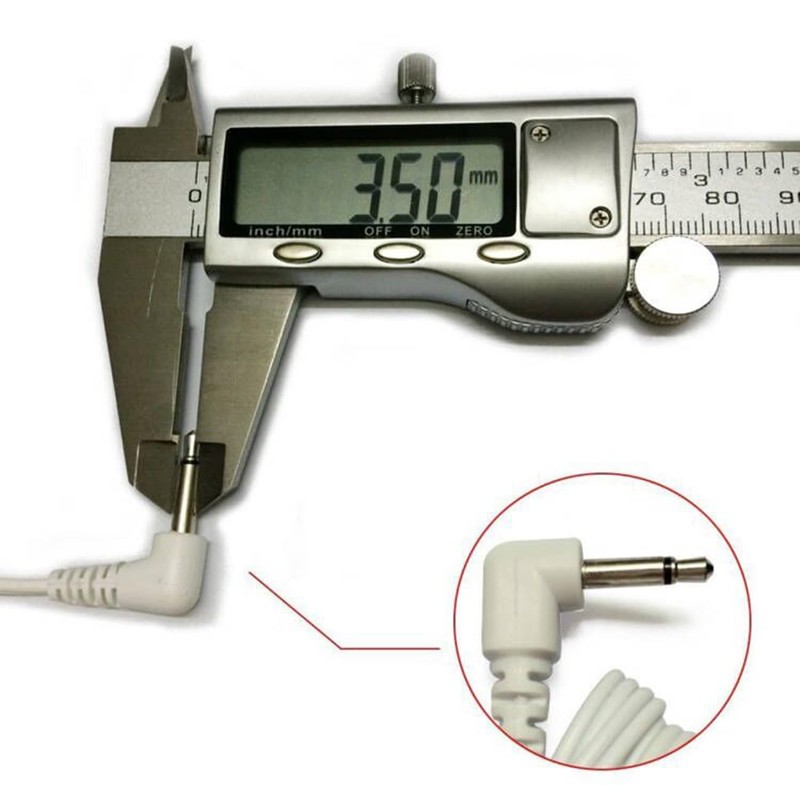 Lead Wire Cable Connector DC 3.5mm Pin 2mm Connector for