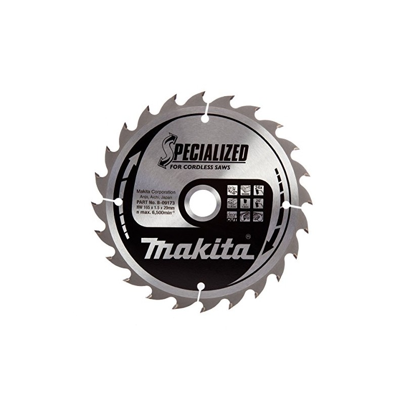 Makita B-09173 165 x 20 mm Specialized Circular Saw Blade