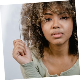 CHILDWEET 16pcs Stainless Steel Hot Curler Clips Replacement for Heated Hair Rollers U-shaped Curling Non-damaging for Salon and Home Use