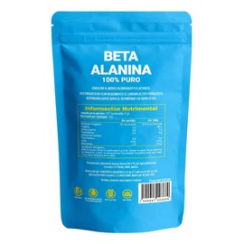 Beta Alanina en Polvo 500 Gramos  100 Pura y Sin saborizantes  250 Porciones  SaludVida