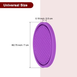 HARFINGTON 2pcs Car Cup Coasters Universal PVC Car Cup Mats Non-Slip Cup Holder Insert Coasters Car Interior Accessories, Purple