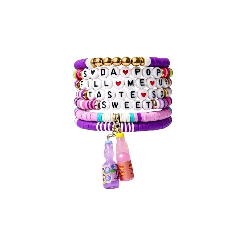 Korea-Pop Merch Pulseras apilables elásticas para mujeres pequeñas fanáticas, regalos