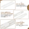 Bagentry 8 Pieces Adhesive Cabinet Full Extension Drawer Slides Set