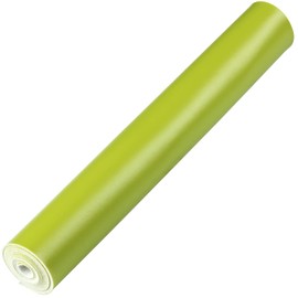 Rollo de hojas de piel sintética de color liso liso, 30 x 135 cm, muy adecuado para hacer manualidades, aretes de piel, lazos, costura (verde zacate)
