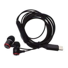 KOMBIUDA USB Type C Earbuds with Built in Microphone Lightweight in Ear Headphones for Gaming Music Video Calls Ergonomic Design Durable TPE Materials Compatible with USB C Devices