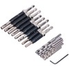17pcs Hinge Drills Set Self Centering Door Drill Bit Kit