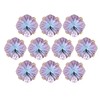 10Pcs Sewing Claw Diamond Fat Square Glass High Top Clothing