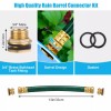 WADEO Rain Barrel Spigot, Brass Rain Barrel Quarter Turn Ball