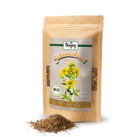 Biojoy Organic St. John's Wort Tea (100g) Dried and Cut Herbal Tea (Hypericum perforatum)