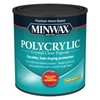 Minwax 611114444 Polycrylic Protective Wood Finish, Clear Ultra Flat, 1
