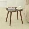 AWASEN Side Table, Small Wood End Table Living Room, Modern