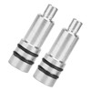 2pcs Fuel Injector Sleeves with Seals Replacement for Astra H/Corsa