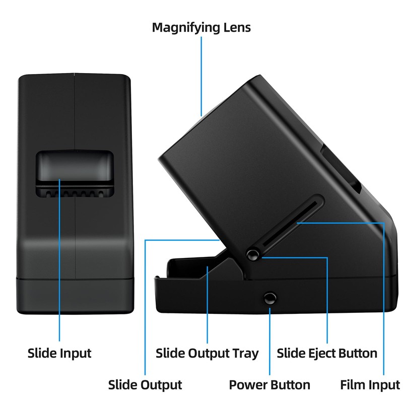 DigitPro 35mm Slide Viewer and Film Viewer - 3X Magnification