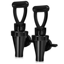 (2Pack) 03260.0002 Replacement Faucet Kit for Ice Tea Dispenser, Spigot Replacement for Tea Urn, Reusable Tea Faucet Kit with 2 Wing Nut and 2 C-Ring, BPA Free & Dishwasher Safe
