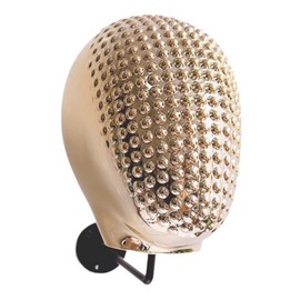 MagiDeal Mannequin Head Wall Hanging Manikin Head for Hats, Glasses, Hair Accessories, Golden