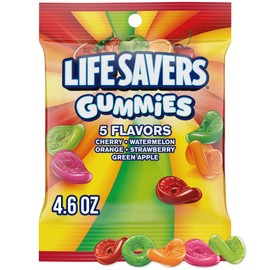 LIFE SAVERS Gummies 5 Flavors Gummy Candy Bulk Pack of 12, 4.6 Oz Bags