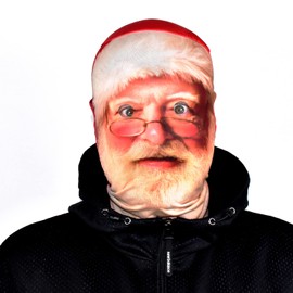 Santa Face 3D Effect Face Skin Grim Reaper Made In Yorkshire