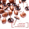 Hilitchi 200-Pieces 7/16''(11mm) Antique Tacks Nail Pins Upholstery Nail Tacks