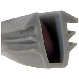 Prime-Line P 7732 Glass Glazing Channel, 9/32" 5/32" 7/32", Grey