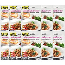 Lobo Thai Holy Basil Seasoning Paste 50g. (Pack of 10)