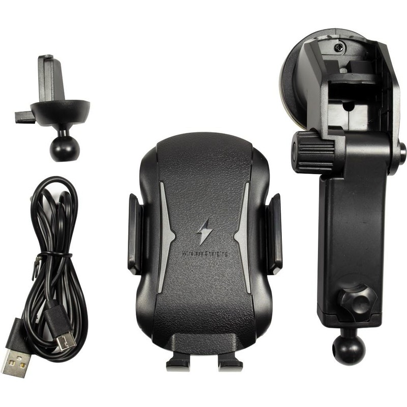 Inter-Tech MTH-100-10W Qi Wireless Car Charger Black