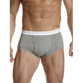 Harbor Bay by DXL Men's Big and Tall 3-pk Color Briefs Grey XL