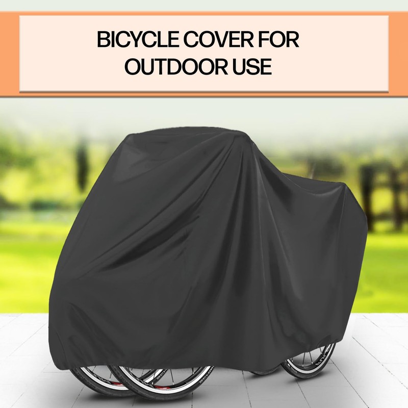 Bicycle cover for 2 bicycles, excellent protection against rain, sun
