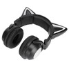 Cat Ear Headphones, Foldable Gaming Headset with Led Light Stereo
