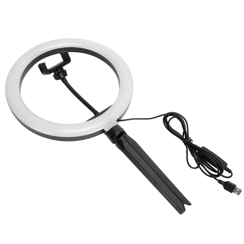 Dimmable LED Ring Fill Light Kit With Tripod Mobile Phone