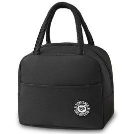 ANGYBEFUN Lonchera Termica de Comida Bolsa de Almuerzo Aislada para Mujer Hombre, Bolsa de Fiambrera Isotérmica, Bolso de Mano Tote Funcional para Trabajo, Picnics, Fiestas, Camping, Playa, Oficina