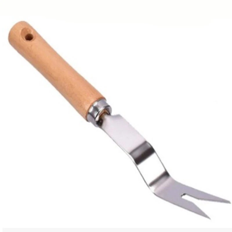 Stainless Steel Hand Weeder for Garden Weed Removal – Y-Shaped