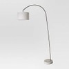 Project 62 Avenal Shaded Arc with Marble Base Floor Lamp,