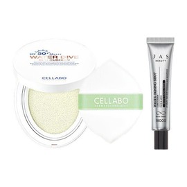 Cellavo Water Dive Sun Cushion Season 2 23g + Jas Gimi Cream 15ml / 셀라보 워터 다이브 선쿠션 시즌2 23g + 쟈스 기미크림 15ml